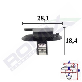 Comprar Clip, listón de ROMIX C70555 a bajo precio de 1,09 €