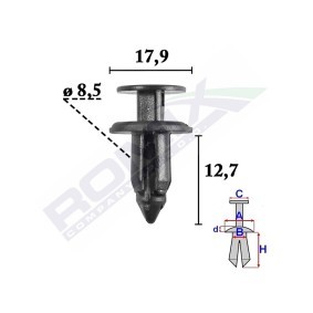 Comprar Clip, listón de ROMIX C70579 a bajo precio de 0,73 €