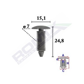 Compre Clip da ROMIX C70588 a um preço baixo por 0,41 €