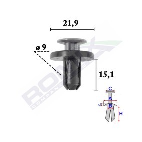 Comprar Clip, listón de ROMIX C70622 a bajo precio de 1,39 €