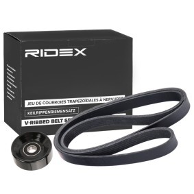 Achetez des Jeu de courroies trapézoïdales à nervures RIDEX 542R1000 à prix pour 34,19 €