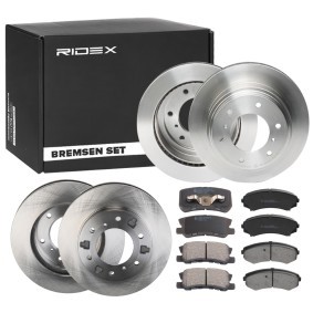 Compre Discos y pastillas de freno de RIDEX online para Pajero III SUV Cabrio (V6_W, V7_W) a precios moderados