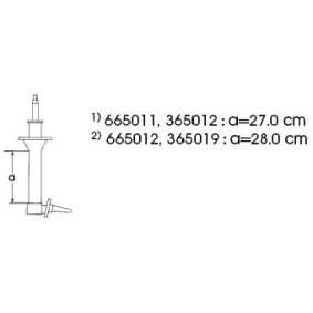 Stoßdämpfer 665011