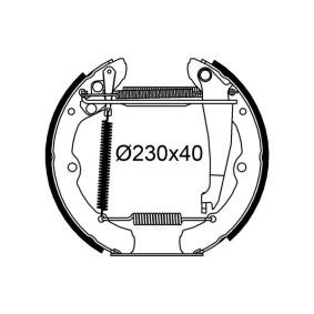 Comprar Juego de zapatas de frenos de VALEO 554934 a bajo precio de 89,62 €