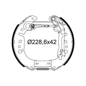 Achetez des Jeu de mâchoires de frein VALEO 554953 à prix pour 173,65 €