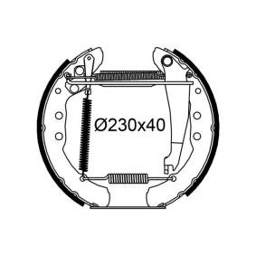 Comprar Juego de zapatas de frenos de VALEO 554969 a bajo precio de 122,89 €