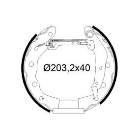Comprar Juego de zapatas de frenos de VALEO 554971 a bajo precio de 109,53 €