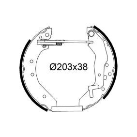 Comprar Juego de zapatas de frenos de VALEO 554972 a bajo precio de 102,26 €