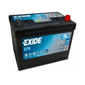 Køb Starterbatteri af EXIDE EL754 til den lave pris 1633,75 DKK