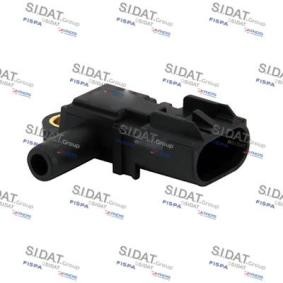 Compre Sensor, pressãodos gases de escape da SIDAT 84.3083A2 a um preço baixo por 45,89 €