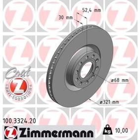 Comprar Disco de freno de ZIMMERMANN 100.3324.20 a bajo precio de 81,49 €