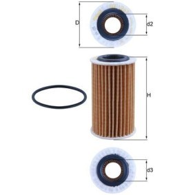 Köp Oljefilter av KNECHT OX 1267D till det låga priset 246,43 kr