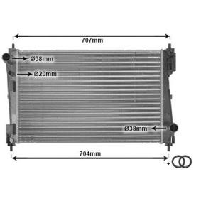 Achetez des Radiateur du moteur VAN WEZEL 17012311 à prix pour 119,47 €