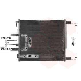 Achetez des Condenseur, climatisation VAN WEZEL 20015702 à prix pour 212,69 €