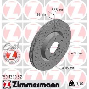Bremsscheibe 150.1290.52