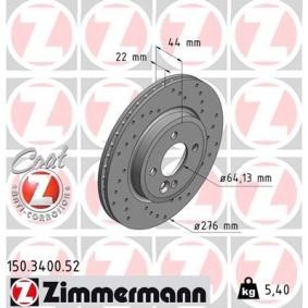 Bremsscheibe 150.3400.52 für Schrägheck (R50, R53) für 83,32 CHF