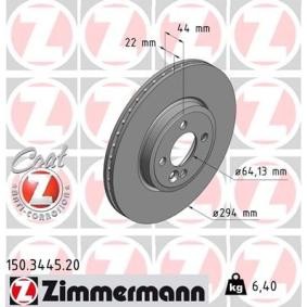 Bremsscheibe 150.3445.20 für Coupe (R58) für 55,51 CHF