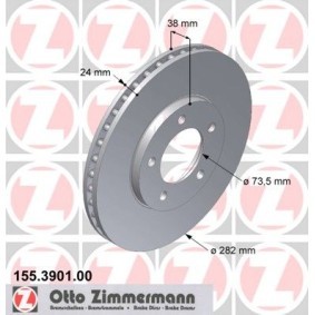 Comprar Disco de freno de ZIMMERMANN 155.3901.00 a bajo precio de 113,92 €