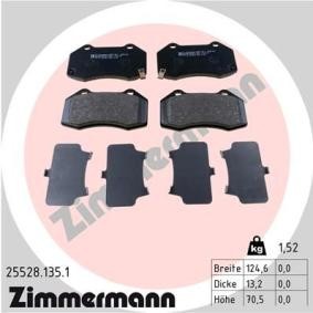 Köp Bromsbelägg av ZIMMERMANN 25528.135.1 till det låga priset 732,62 kr