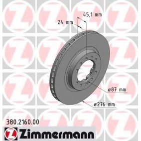 Bremsscheibe von ZIMMERMANN