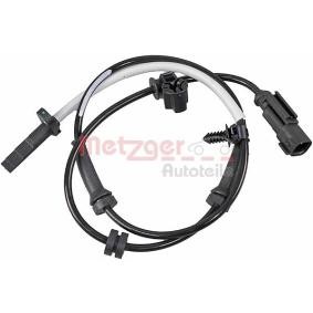Comprar Sensor ABS de METZGER 09001454 a bajo precio de 29,02 €