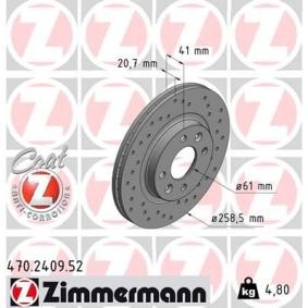 Comprar Disco de freno de ZIMMERMANN 470.2409.52 a bajo precio de 101,39 €