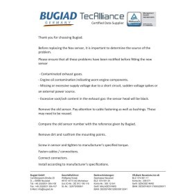 NOx-Sensor, NOx-Katalysator von BUGIAD