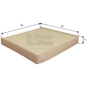 Compre Filtro, ar do habitáculo da CLEAN FILTER NC2422 a um preço baixo por 11,31 €