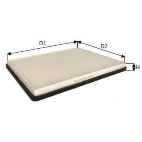 Kjøp Kupefilter av CLEAN FILTER NC2425 til den lave prisen 215,72 NOK