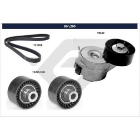 Achetez des Jeu de courroies trapézoïdales à nervures HUTCHINSON KHV 280 à prix pour 197,44 €