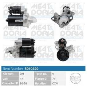Köp Startmotor av MEAT & DORIA 5010320 till det låga priset 1371,76 kr