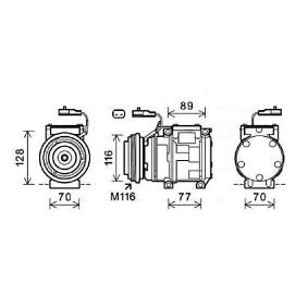 Acquista Compressore aria condizionata da AVA COOLING SYSTEMS JEAK056 a buon mercato per soli 399,01 €