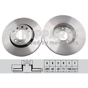 Comprar Disco de freno de NIPPARTS N3302208 a bajo precio de 67,92 €