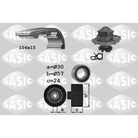 Achetez des Kit de distribution + pompe à eau SASIC 3906098 à prix pour 88,44 €