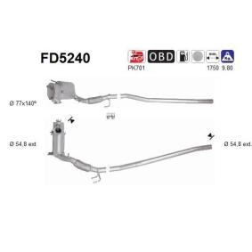 Köp Partikelfilter (DPF) av AS FD5240 till det låga priset 7027,23 kr