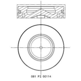 Kolben 081 PI 00114 002 ALPINA D3 von MAHLE ORIGINAL