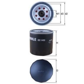 Achetez des Filtre à huile MAHLE ORIGINAL OC 1452 à prix pour 13,43 €