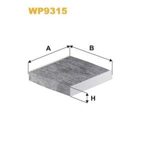 Compre Filtro, ar do habitáculo da WIX FILTERS WP9315 a um preço baixo por 19,02 €