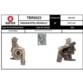Turbolader von SNRA TBR0023