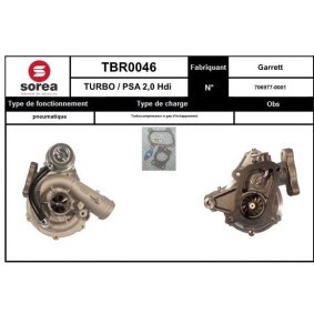 Köp Turboaggregat av SNRA TBR0046 till det låga priset 4428,97 kr