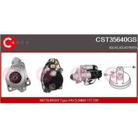 Elektromotor, Kühlerlüfter CEF74048AS FIAT IDEA von CASCO