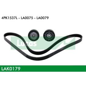 Achetez des Jeu de courroies trapézoïdales à nervures LUCAS LAK0179 à prix pour 77,39 €