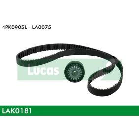 Achetez des Jeu de courroies trapézoïdales à nervures LUCAS LAK0181 à prix pour 41,51 €