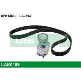 Keilrippenriemensatz LAK0189 von LUCAS günstig für 68,82 € online kaufen
