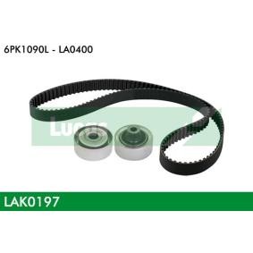 Keilrippenriemensatz LAK0197 von LUCAS günstig für 38,61 € online kaufen