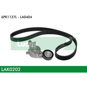 Acquista Kit Cinghie Poly-V da LUCAS LAK0202 a buon mercato per soli 68,80 €