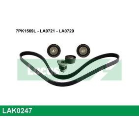 Acquista Kit Cinghie Poly-V da LUCAS LAK0247 a buon mercato per soli 70,37 €