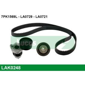 Acquista Kit Cinghie Poly-V da LUCAS LAK0248 a buon mercato per soli 60,38 €
