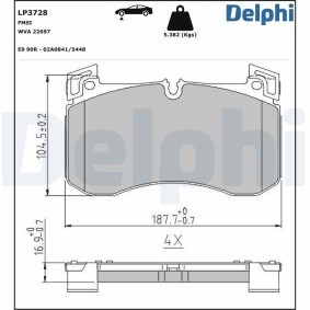 Compre Amortecedor da DELPHI DG9128 a um preço baixo por 27,55 €