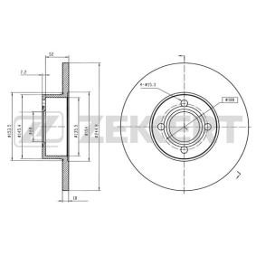 Comprar Disco de freno de ZEKKERT BS-5076B a bajo precio de 41,16 €